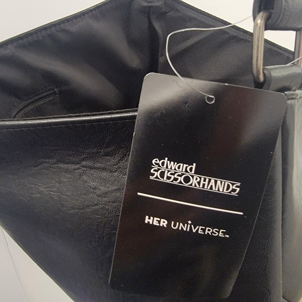 NEW Her Universe Edward Scissorhands Studded Hobo Shoulder Bag Grunge Whimsigoth - Picture 10 of 10